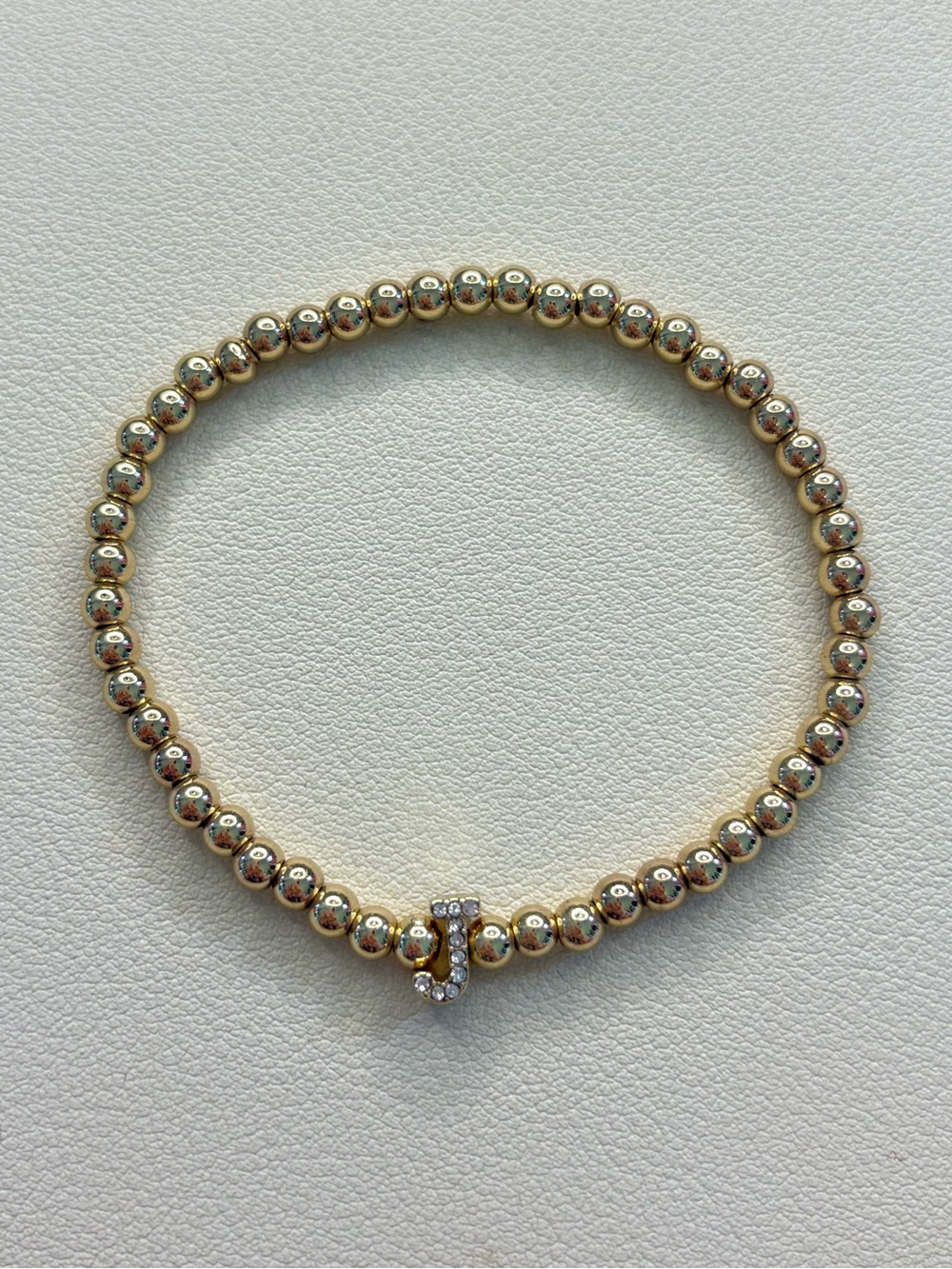 Bauble bar “J” initial bracelet